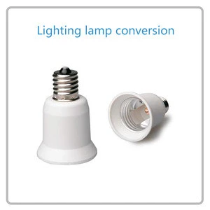Low price lighting accessory E26 E17 lamp holder adapter