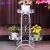 Import Lowest Price 3-Tier Handmade Metal Iron Flower Stand Garden Supply from China