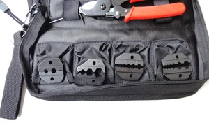 LS-K05H hand tool set with coax crimping tool,cable cutter,four dies ratcheting crimping tool kit
