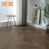 Luxury custom design Artistic leaf pattern Oak Engineered Parquet Flooring