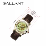 luxury design stainless steel mechanical watch