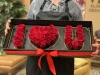 Luxury rectangular flower gift box, Preserved mother day gift box