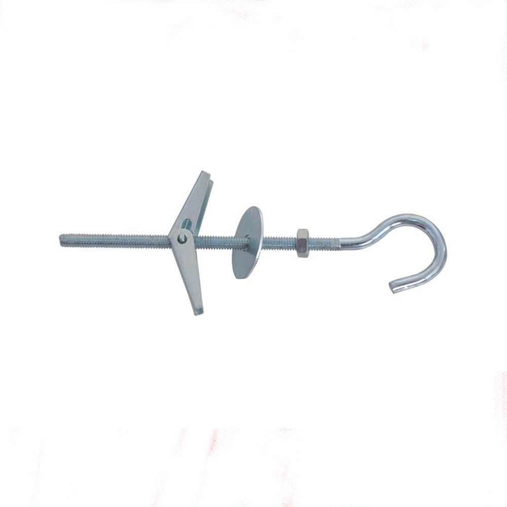 M3*50 High quality Spring Toggle Bolt with flat washer,Hook type,Ceiling plasterboard, moderate corrosion resistance