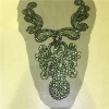 Machine made fashion embroidery white lace collar for garment decorative