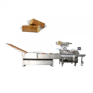 Machinery biscuit on edge packing machine biscuits flow packaging machine tray free