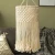 Import Macrame Lampshade Boho Ceiling Pendant Light Cover Macrame Hanging Lamp Shade with Tassel and Gold Sequins Hand Woven from China
