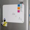 Magnetic White Board For Fridge Tips With Markers and Erasers