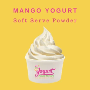 Mango Frozen Yogurt Powder Mix 12 Kilos Per Box