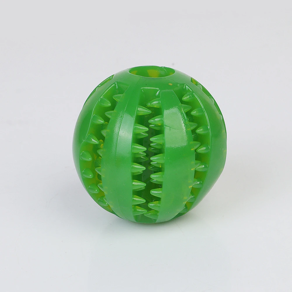Manufactory Wholesale TPR Durable Indestructible Dog Toys Chewers Dog Toy Ball