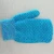 Import Manufacture Bath Scrubber Nylon Shower jacquard Bath Gloves Exfoliating Gloves fingerless mitten bath gloves haling hands from China