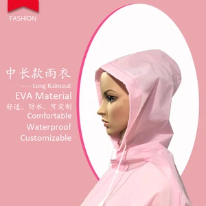 Manufacture high quality waterproof and environmental protection woman raincoat