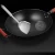 Import Manufacturers Supply With Glass Cover Frying Household Food Grade Pure Quantum Iron Wok from China