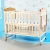 Import Manufacturers wholesale Baby bed solid wood no paint child bed multifunctional baby bed from China
