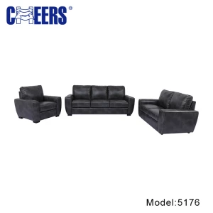 MANWAH CHEERS modern home furniture living room soft fabric living room 3 seat sofa set
