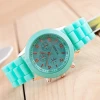 many colors available Fashion silicon strap wristwatch