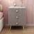 Import Marble bedside table simple and modern small apartment solid wood bedside cabinet bedroom storage cabinet from China