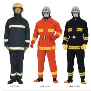 meikang fire man high quality low price EN469 aramid firefighter Fire suit