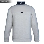 Mens Knit Fleece Super Soft Warm Outdoor Winter Coat Contrast Panel Zipper Casual Winter Jacket