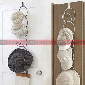 Buy Metal Hat Display Rack Wall Mounted Hat Rack Baseball Cap Display ...