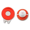 Metal Magnetic Custom Golf Ball Marker Hat Clip, golf cap clip gift set