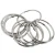 Import Metal polished nickel/chrome Circle shower curtain rings curtain hooks( set of 12) from China