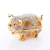 Import metal rhinestone enamel bejewelled pig craft for chinese new year from China