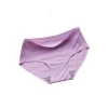 Mid-rise 10 colors seamlees silk women underwear hot sale 2018