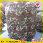military camouflage obstacle field inflatable paintball bunker for shooting games