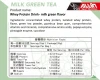 milk green tea flavor high protein whey powder