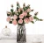 Import mini trumpet hotels decor clear crystal decorative flower vases for home decor from China
