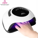MIQMI portable 2021 nail lamp nail dryer rechargeable 120W high power lampara fast curing gel machine dryer nail polish tool