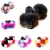 Import Mix Color Wholesale Fake Fur Pom Pom Slippers Color Bottom Fur Slides For Women Faux Fur Slippers from China