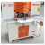 Import MJ350 high speed double saw photo frame wood aluminum 45 degrees angle saw cutting machine from China