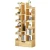 Import Modern floor shaped creative wooden book shelf bookcases book storage cabinet from China