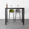 modern steady bar furniture black metal coffee high bar table