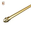Modern style brass aluminum curtain rod adjustable