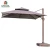Import Mojia 10 Feet Rectangular Offset  Cantilever Umbrella Base With Wheels Sun Protection For  Outdoor Settings from China