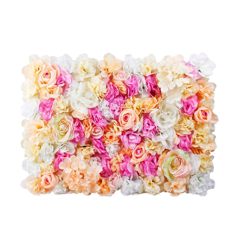 most fashionable Artificial Silk Hydrangea flower Wall for Wedding Decoration