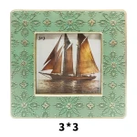 Most popular resin frames green flower photo albums accessories resin frame