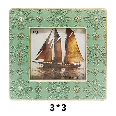 Most popular resin frames green flower photo albums accessories resin frame