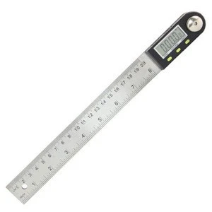 Mreay 360 Degrees Digital Angle Ruler Measurement Tool Range 8inch/12inch/20inch  2 in 1 Ruler Finder Protractor