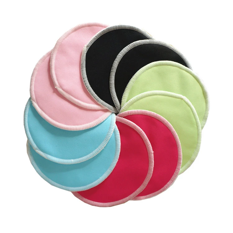 Multi colors reusable bamboo nursing pads wholesale
