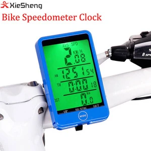 Multi-Functional Cycle Computer Digital Backlight Bicycle Stopwatch Waterproof Wired Bike Odometer Speedometer Clock
