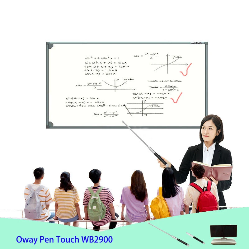 Multi touch all in one interactive whiteboard teaching device for school equipment