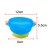 Import Multicolored plastic eco-friendly bowls silicone suction Handle kids bowl from China