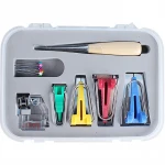 Multifunction Sewing Bias Tape Maker Set DIY Patchwork Tool Household Machine Binding Sewing Supplies Accessories