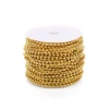 Multifunctional golden stainless steel metal bead chain ball chain