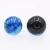 Import Murano Lampwork Glass Two-tone Sea Blue Half Hole Round Foil Beads for Metal Nine-shaped needle for Earring Bracelet Making from China