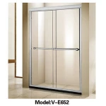 Mutul Opening Sliding Tempered Glass Shower Door