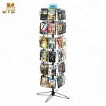 MX-MSF176 freestanding metal material cd display rack